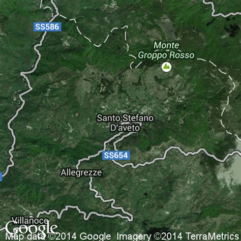 Mappa di Santo Stefano d'Aveto e dintorni