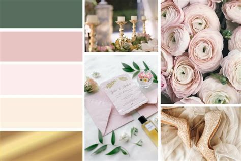 Palette colori matrimonio damigelle