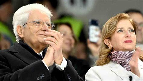 Sergio Mattarella con la figlia Laura