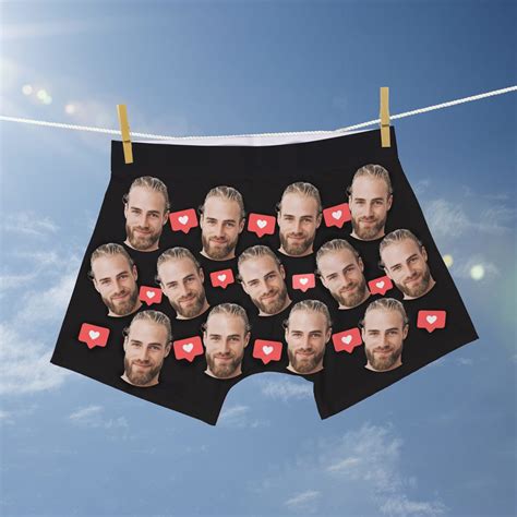 Boxer personalizzati con foto e testo divertente