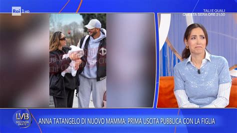 Anna Tatangelo con la figlia Beatrice