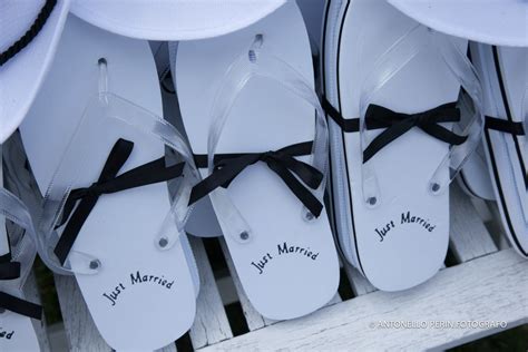 Infradito da spiaggia per matrimonio