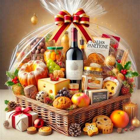 Cesto regalo con prelibatezze gastronomiche