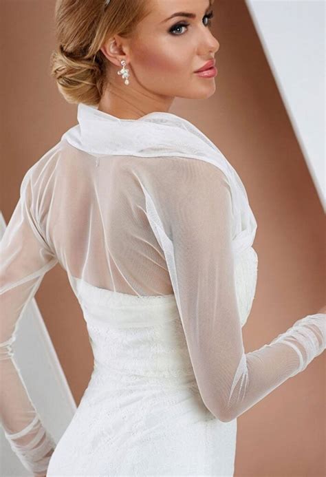 Coprispalle da sposa in tulle