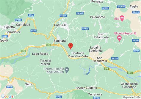 Mappa delle Terme Rosapepe a Contursi Terme (SA)