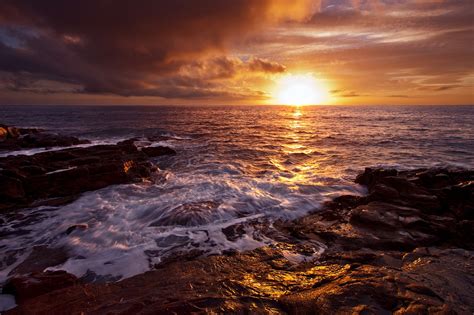Tramonto sul mare all'Isola d'Elba