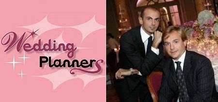 Enzo Miccio e Angelo Garini durante la pianificazione di un matrimonio