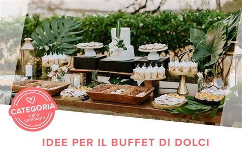 Tavolo del buffet di dolci per matrimonio