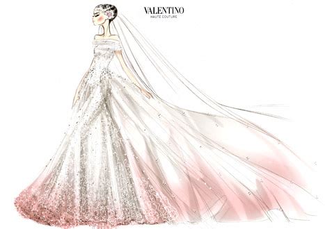 Dettagli di un abito da sposa Valentino