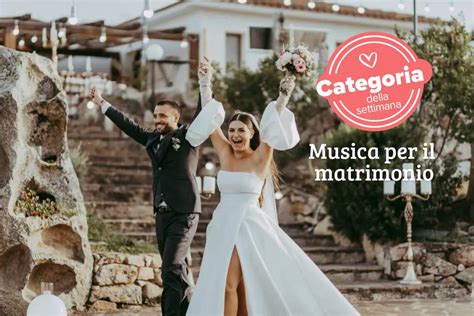Playlist di canzoni per l'ingresso degli sposi
