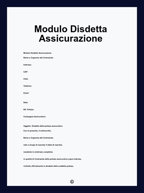 Infografica che mostra la differenza tra disdetta con e senza assicurazione
