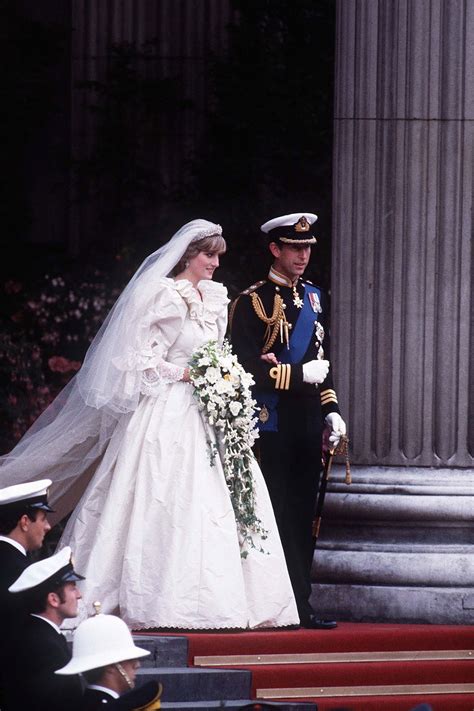Dettaglio dell'abito da sposa di Lady Diana