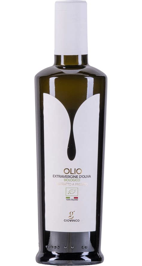Bottiglie di olio extra vergine d'oliva di alta qualità