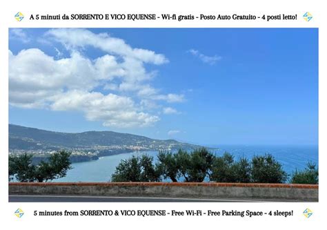 Panorama di Vico Equense con vista sul mare