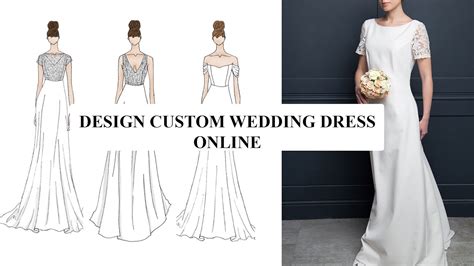 Interfaccia del software Wedding Dress Creator con opzioni di personalizzazione