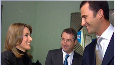 Letizia Ortiz in veste di giornalista