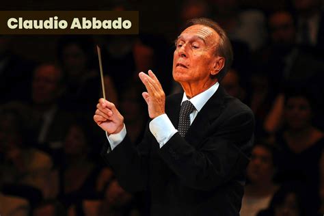 Claudio Abbado sul podio