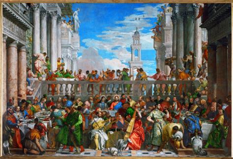 Dettaglio dei commensali alle Nozze di Cana