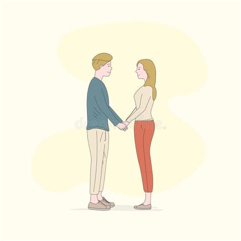 Illustrazione di una coppia che si tiene per mano davanti a un altare