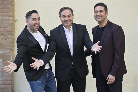 Immagine dei tre fratelli Acciarino, i Gemelli di Guidonia