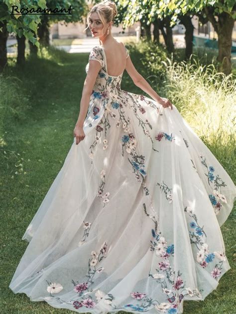 Abito da sposa colorato