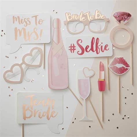 Accessori Photo Booth per addio al nubilato
