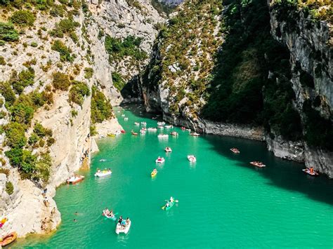 Gole del Verdon durante un'attività avventurosa