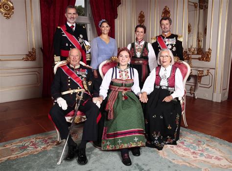 Famiglia reale norvegese riunita