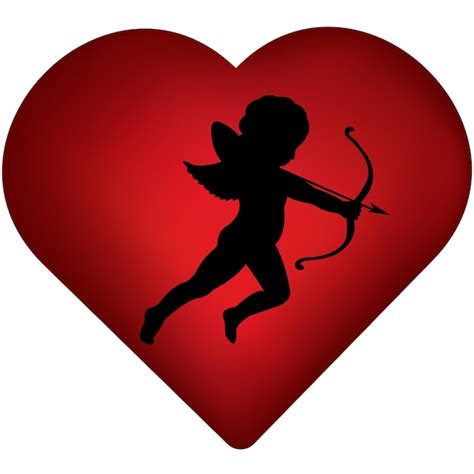 Simboli di San Valentino: cuori, Cupido e lettere d'amore