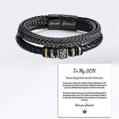 Bracciale da uomo inciso