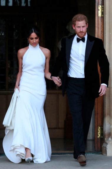 Meghan Markle con il secondo abito da sera disegnato da Stella McCartney