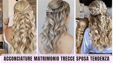 Esempi di acconciature sposa con trecce laterali