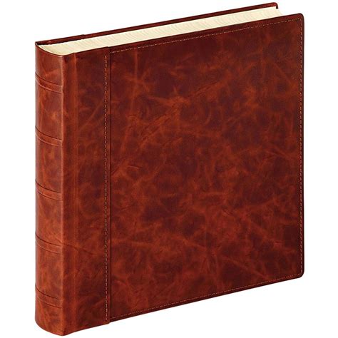 Album fotografico in pelle con decorazioni floreali