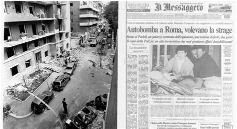 Immagine dell'attentato di via Fauro