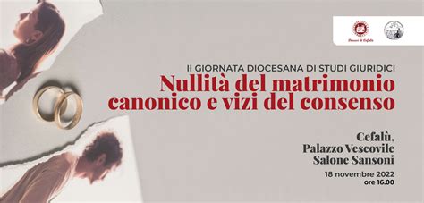 Schema delle cause di nullità del matrimonio canonico