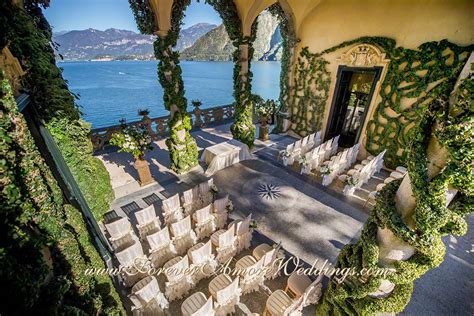 Loggia Durini a Villa del Balbianello durante un matrimonio