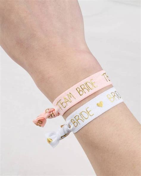 Bracciali coordinati per addio al nubilato