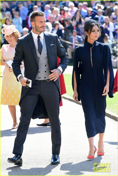 David e Victoria Beckham al Royal Wedding
