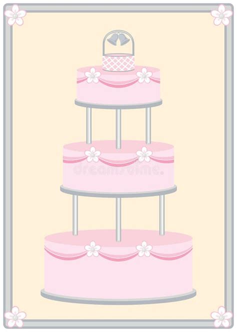 Illustrazione storica di una torta nuziale a più piani