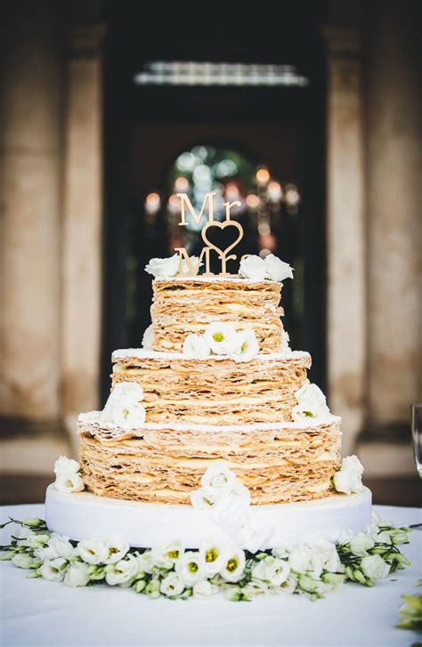 Torta nuziale a un livello