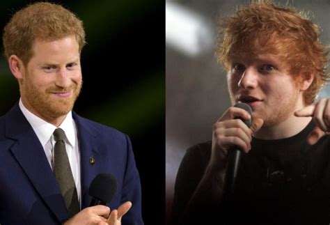 Piatto commemorativo con foto di Ed Sheeran al posto del Principe Harry