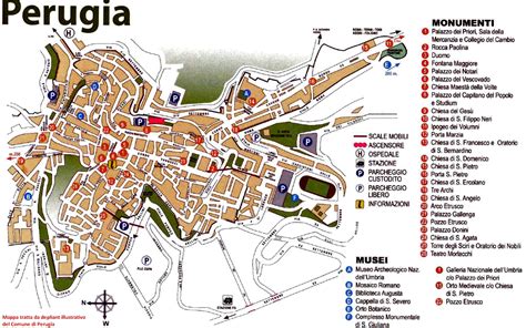 Mappa di Perugia