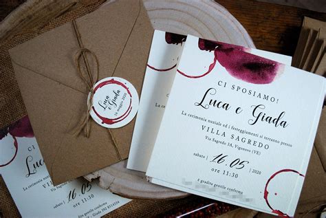 Design di inviti per matrimonio