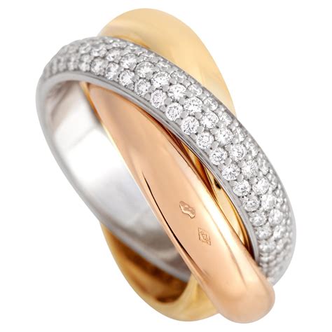 Anello d'oro con diamanti