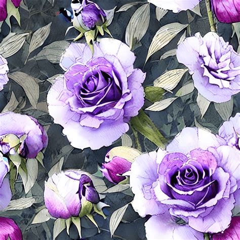 Iris viola e bianchi con rose bianche