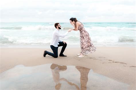 Proposta di matrimonio in spiaggia