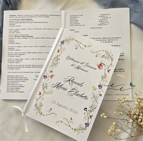 Esempi di stili per libretto messa matrimonio