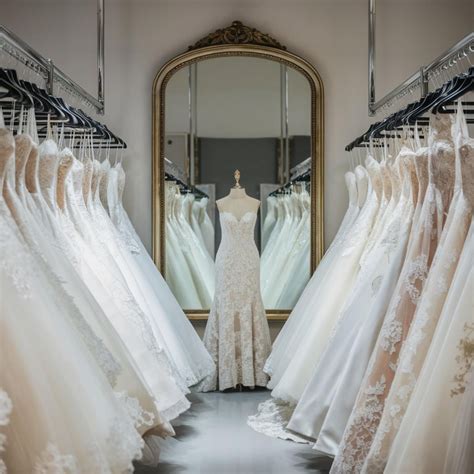 una sposa che prova un abito in un atelier
