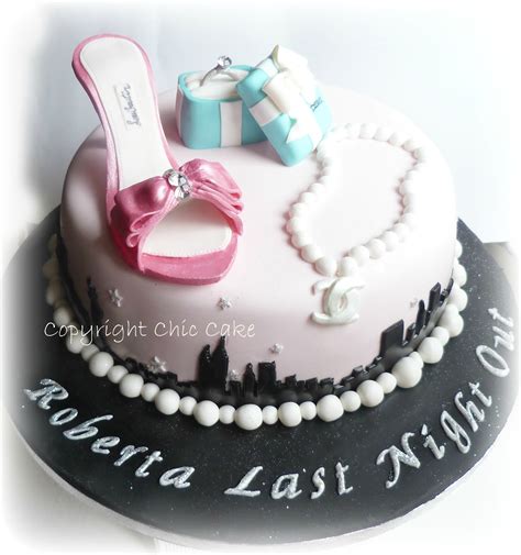 Torta di addio al nubilato a tema Sex and the City