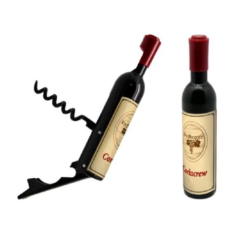 Cavatappi a forma di bottiglia di vino con calamita